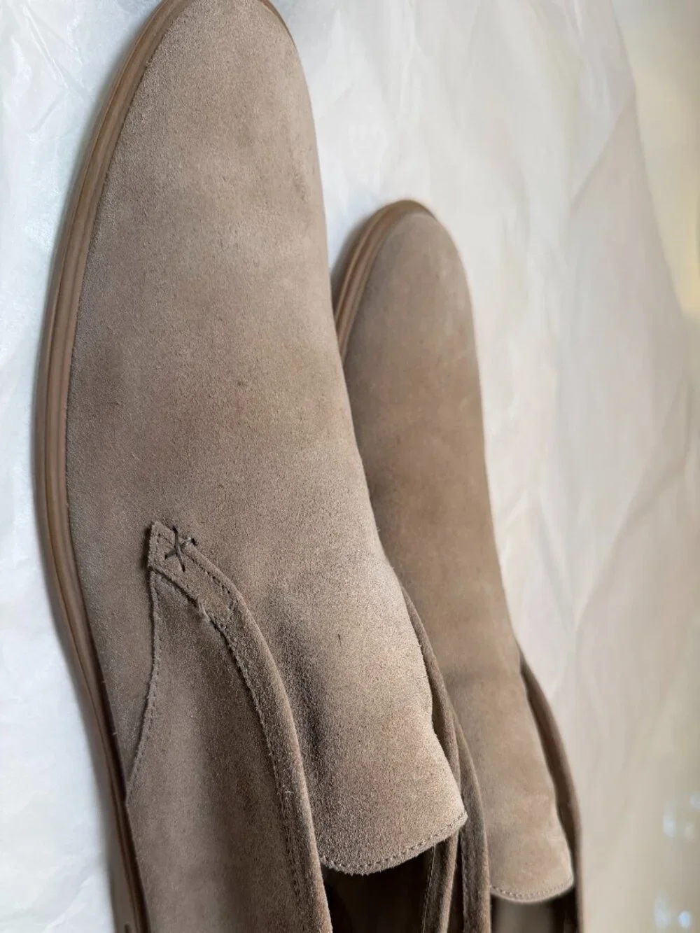 Peter Millar Collection Blond Suede Excursionist Chukka Boot Slip On